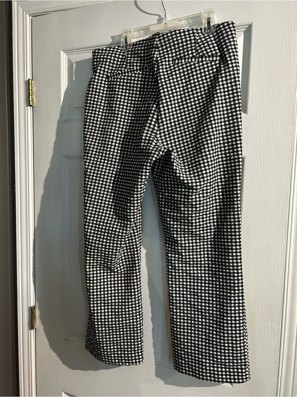 Black and White Gingham Pants - Picture 4 of 4